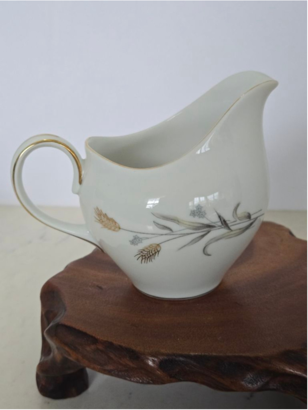 Vintage Empress China Gold Wheat Creamer, Made in Japan, Pattern 1108, Porcelain